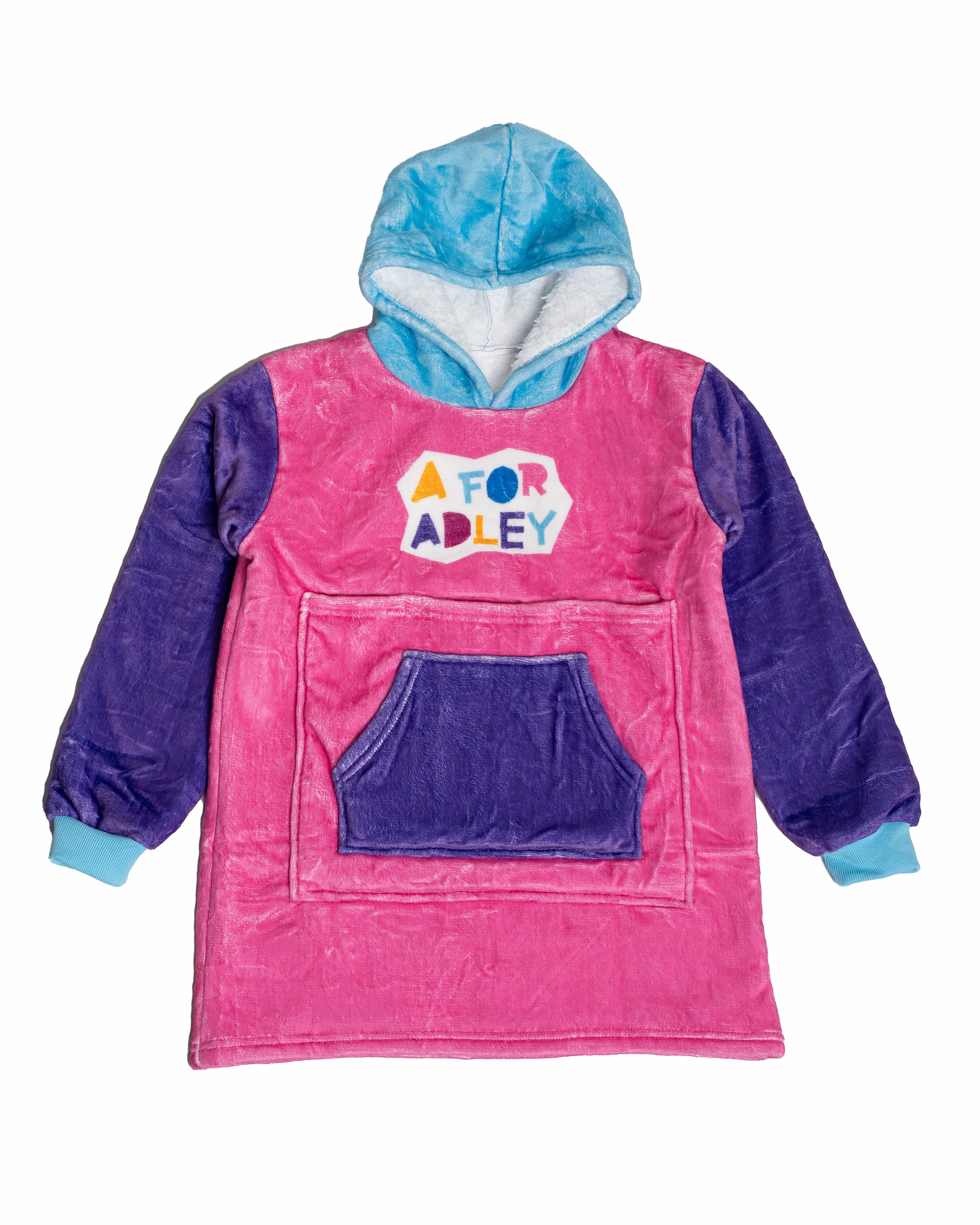 A for Adley Hoodies - To Moon Girls Space Astronaut Hoodie Set For