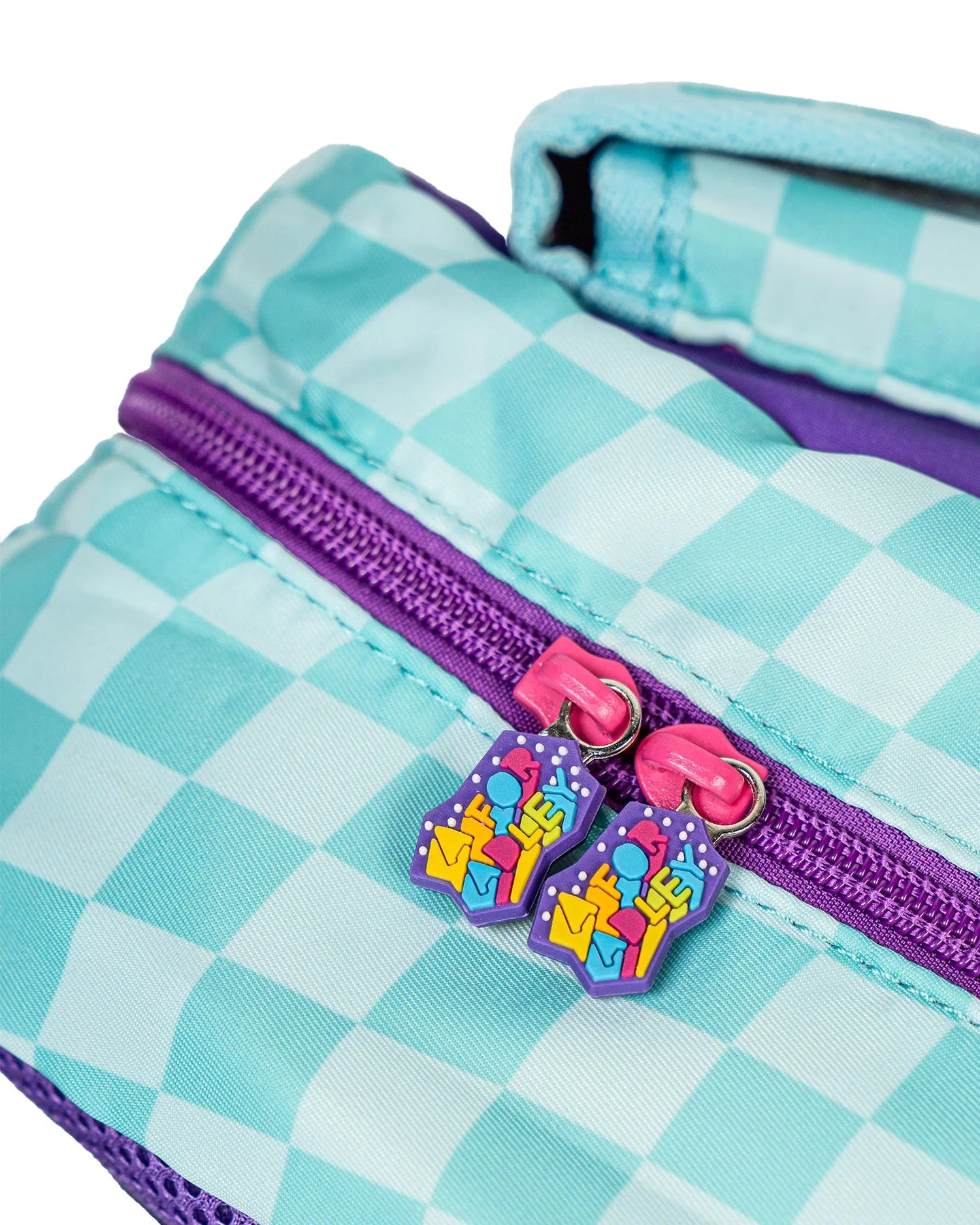 Adley's Retro Checkered Backpack (w/velcro patches)