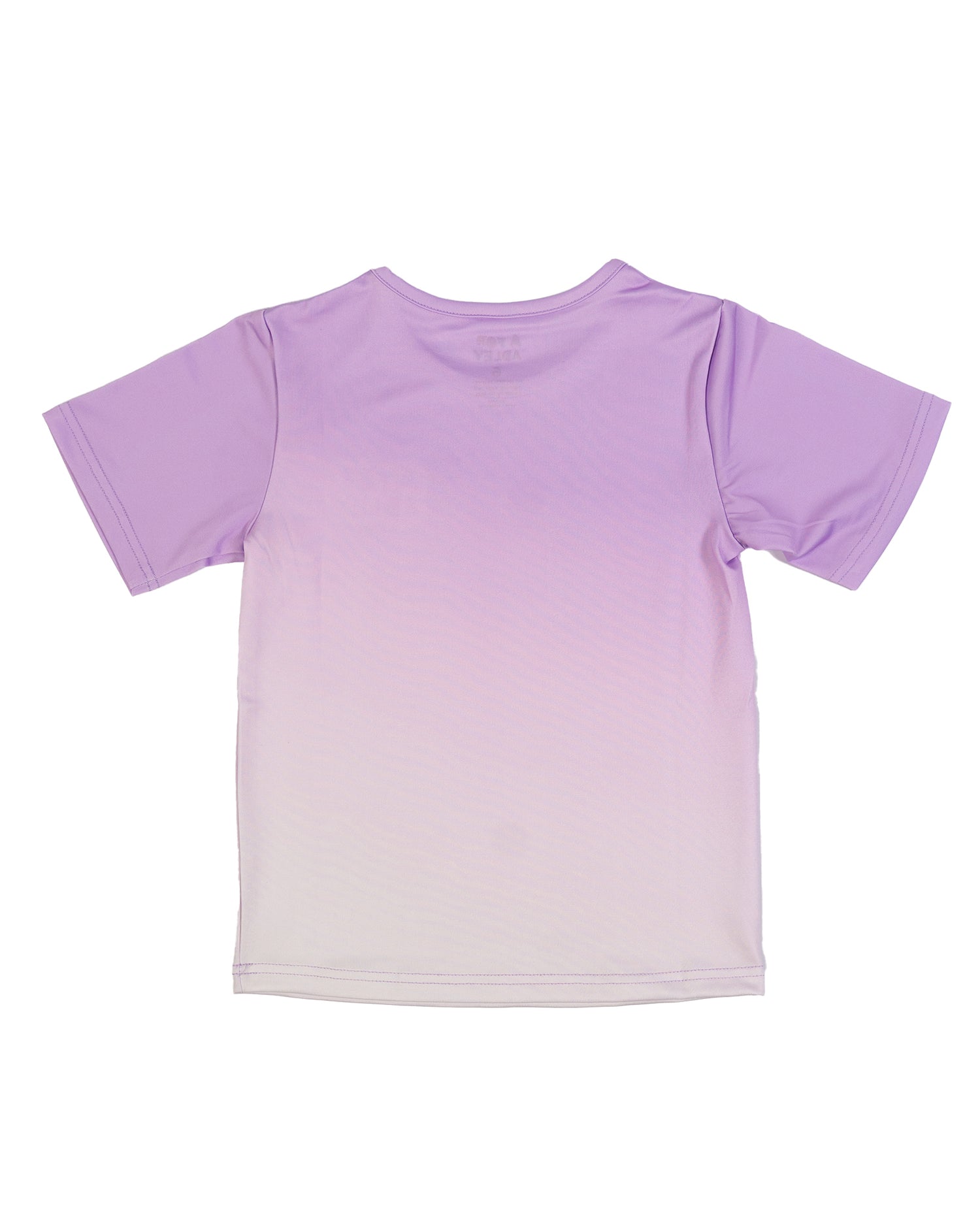 A for Adley Purple Gradient Cutout Tee