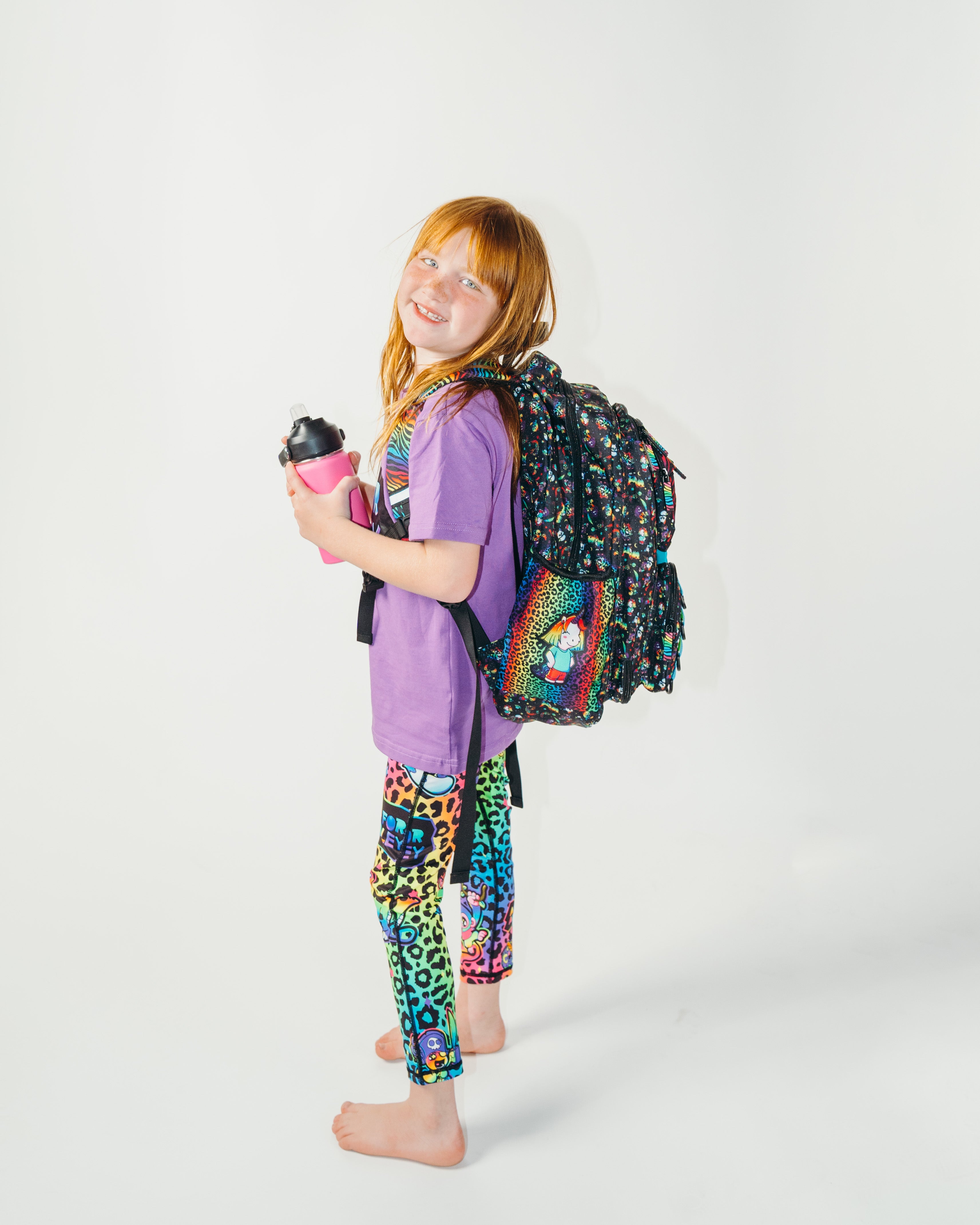 Bright Rainbow All Over Print Backpack – Limited Rags