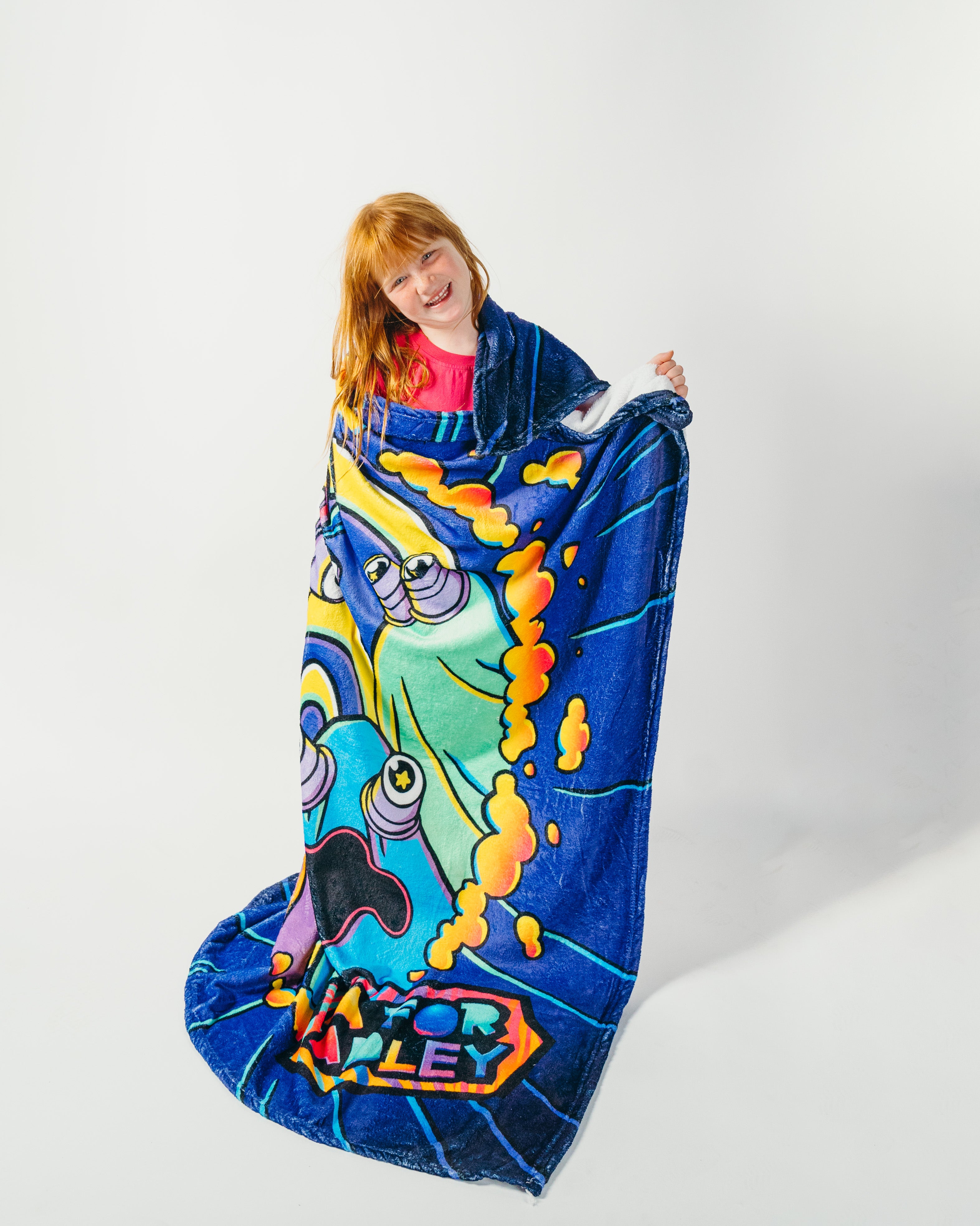 Multicolor ghost shops blanket