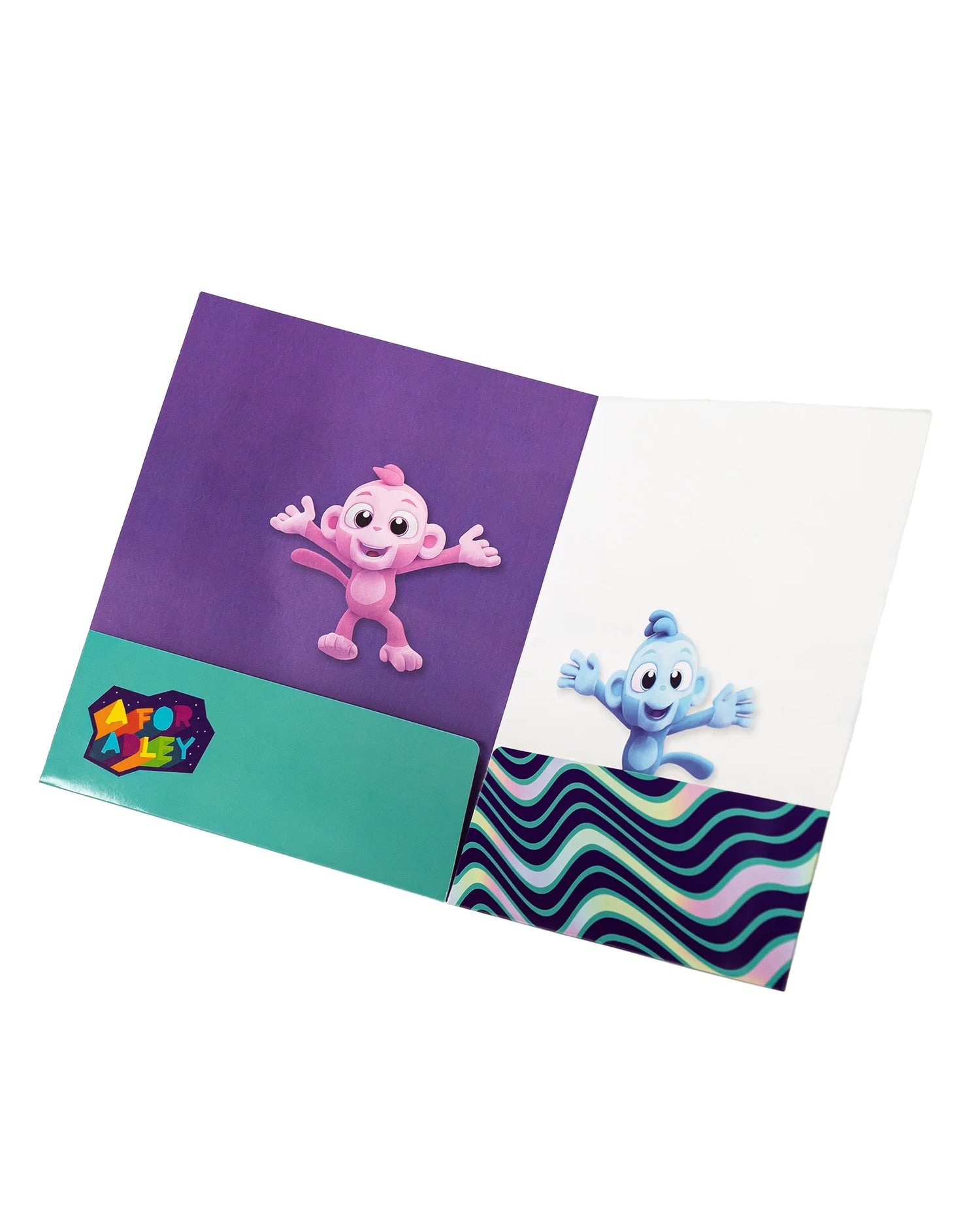 A for Adley Retro Galaxy Folders (6 pack)