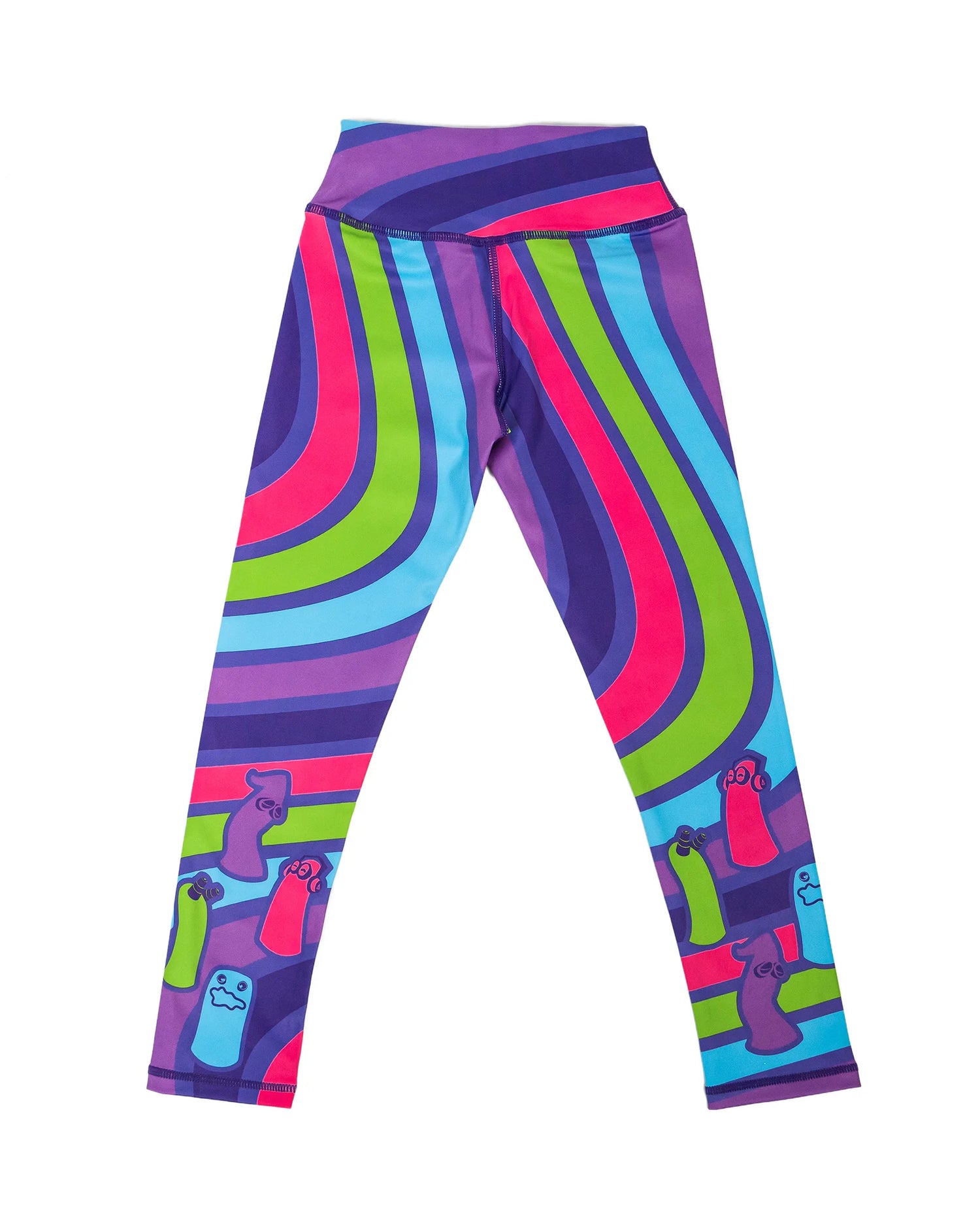 Retro Galaxy Rainbow Ghosts Pants