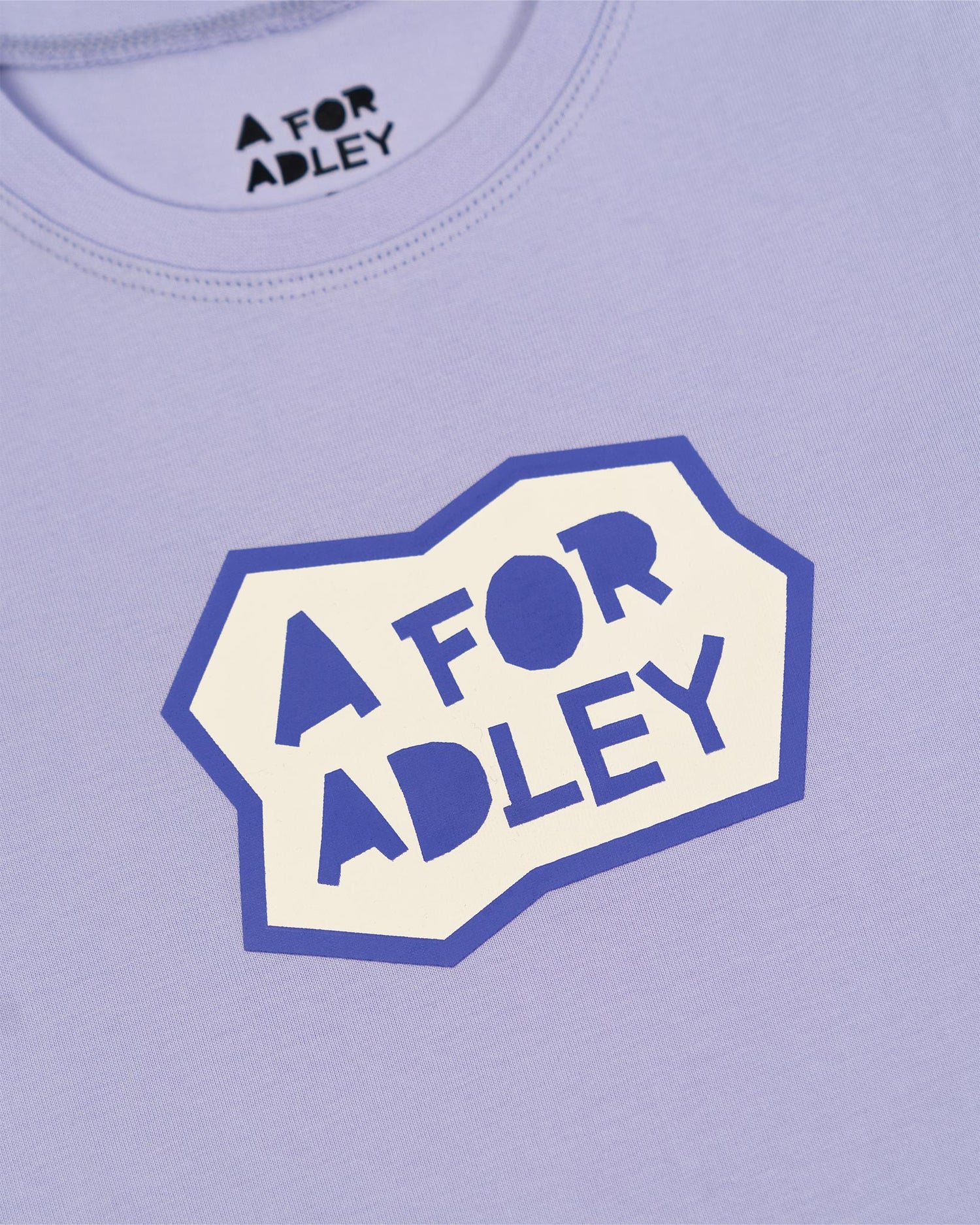 A for Adley BFF Craft Cutout Tee (lavender)