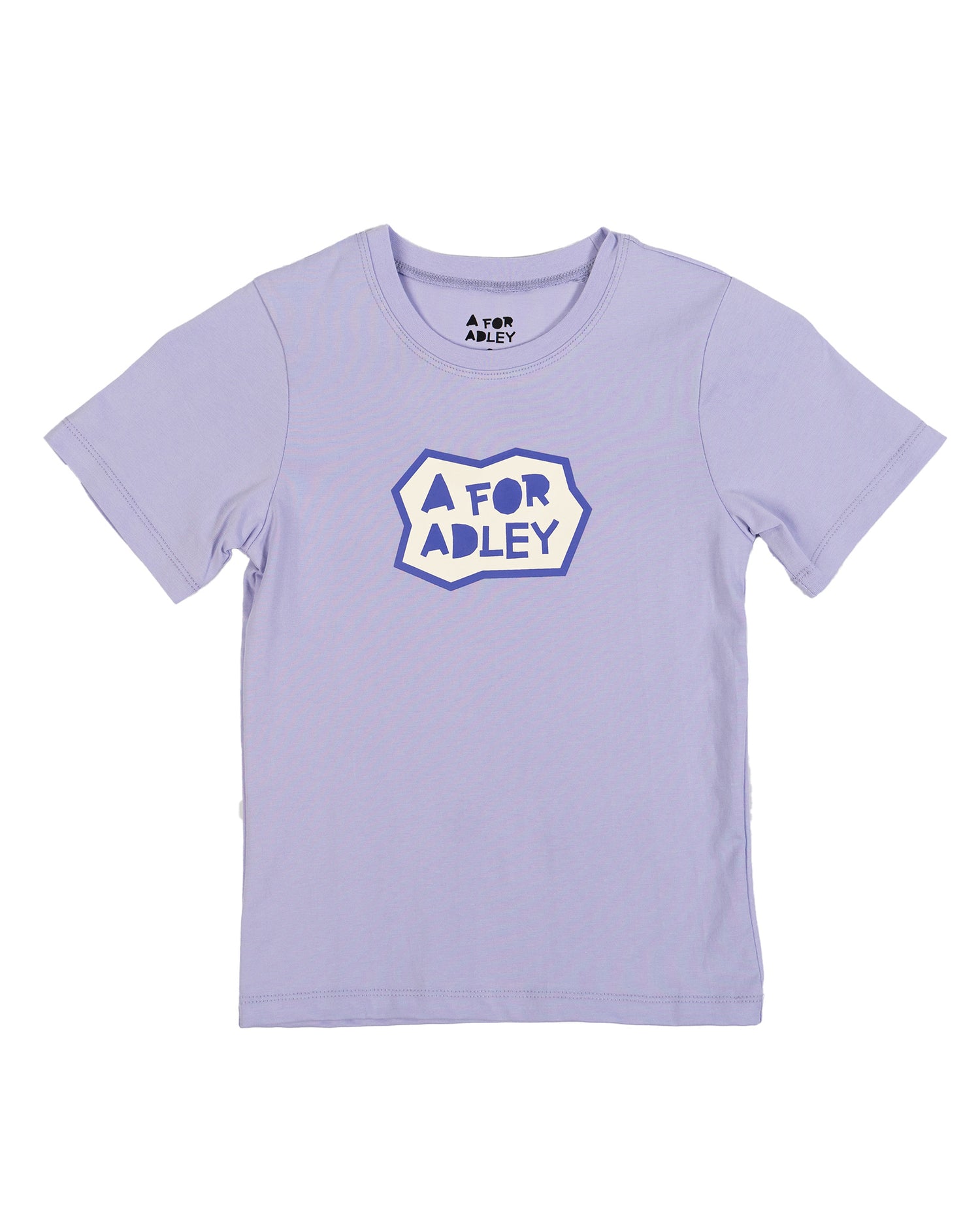 A for Adley BFF Craft Cutout Tee (lavender)